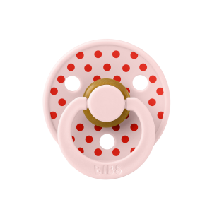 BIBS   Биберони BIBS COLOUR Polka Blossom/Candy Apple, 6-18 месеца 12034103