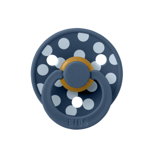 BIBS Биберони BIBS COLOUR Polka  Baby Blue/Steel Blue, 6-18 месеца  12034104