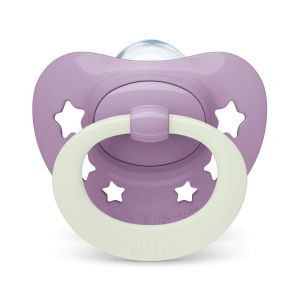 NUK FC Залъгалка силикон + кутийка 6-18 м 2 бр. DAY&NIGHT МОМИЧЕ