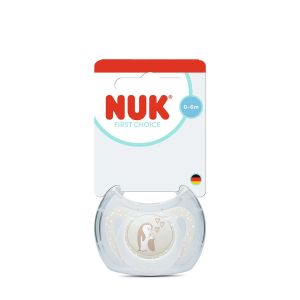 NUK FC Залъгалка силикон + кутийка 0-6 м 1 бр. ПИНГВИН 175.384