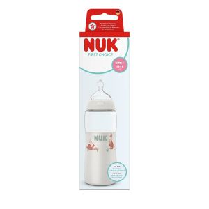 NUK First Choice РР Шише Temperature control 360мл. силикон 6-18мес., р-р XL, Кенгуру 217.004