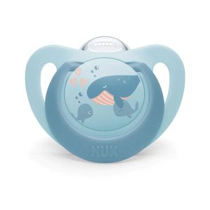 NUK FC Залъгалка силикон + кутийка 18м+ 2 бр. КОСТЕНУРКА/КИТ 177.246