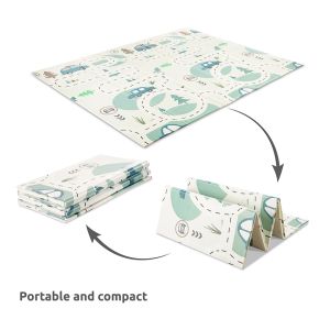 LORELLI Двулицево Детско ТЕРМО КИЛИМЧЕ за игра 180-200 см. СИНЬО   10300490001