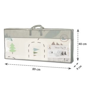 LORELLI Двулицево Детско ТЕРМО КИЛИМЧЕ за игра 180-200 см. ЗЕЛЕНО  10300490003