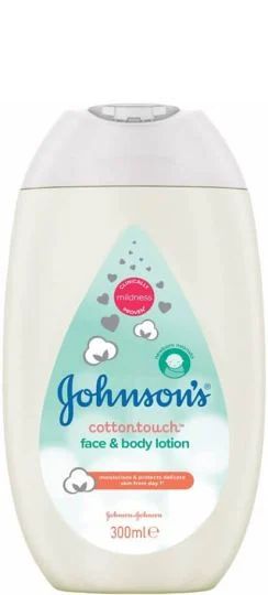 JOHNSON’S COTTON TOUCH Бебешки лосион за лице и тяло 300 мл