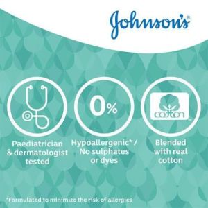 JOHNSON’S COTTON TOUCH Бебешки лосион за лице и тяло 300 мл