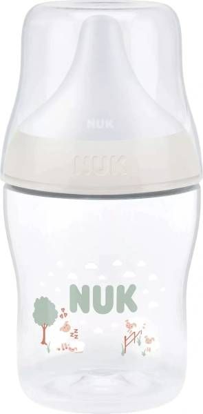 NUK  Perfect Match бебешко шише 150 ml, сил.биб. р-р S, 0 м+, овца, зелено 215.406