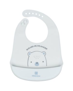 KIKKA BO Лигавник силиконов Bear with me син 31303030044