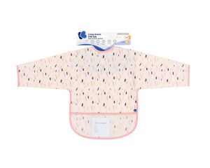 KIKKA BOO  Непромокаем лигавник с ръкави и джоб Arty Pink Pattern 31303030058