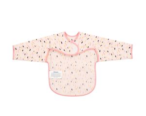 KIKKA BOO  Непромокаем лигавник с ръкави и джоб Arty Pink Pattern 31303030058