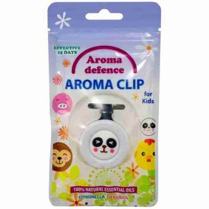 AROMA DEFENCE  Aroma Defence Клипс за деца против насекоми с аромат на цитронела и здравец 100гр.