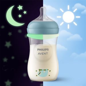  Philips AVENT Подаръчен к-кт - шише за хранене Natural Response 260 мл + биберон среден поток +залъгалка Ultra Soft 0676.001
