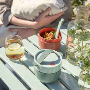 BIBS Бебешка Кутия за храна Green 550 мл. 1236703