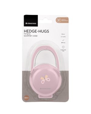 KIKKA BOO Кутия за залъгалка Hedge-hugs РОЗОВА  31303010061