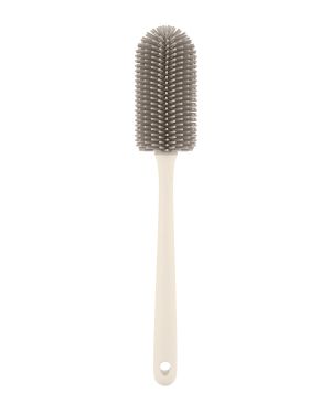 KIKKA BOO Сет четки за шишета 3 бр с поставка Platinum Silicone БЕЖОВИ 31302050050