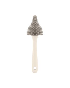 KIKKA BOO Сет четки за шишета 3 бр с поставка Platinum Silicone БЕЖОВИ 31302050050