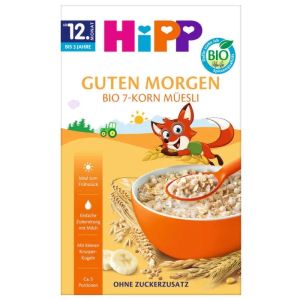 HiPP Био Безмлечна инст.каша Мюсли 7 зърнени култури 12м+ 200гр.    3533