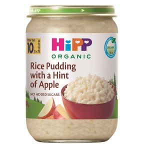HiPP  БИО Бебешко пюре Мляко с ориз и ябълка  190г.  49001