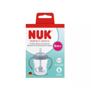 NUK PM Преходна чаша за сок със сламка Thermo Control 150 мл. ПИНГВИН 215.401 