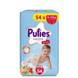 PUFIES Supreme ГАЩИЧКИ  размер 4,  9-15 kg,54 бр. 