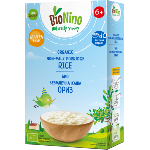 BIO NINO БИО безмлечна каша ОРИЗ 6+ мес. 200 гр.