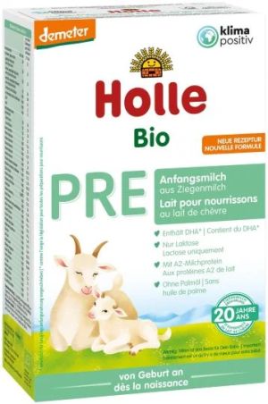 HOLLE БИО PRE  Козе мляко за кърмачета (недоносени) 400 гр.