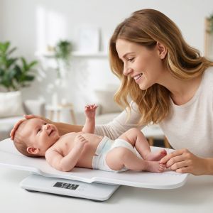 LORELLI Електронна везна с приставка за бебе Lorelli Premium - Measure & Care, бяла 1028026