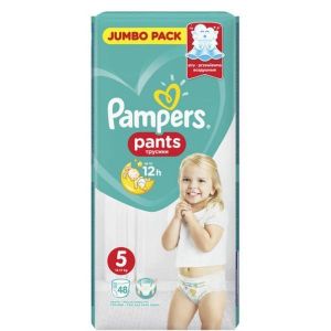 PAMPERS Active baby -Еднократни гащички ,Размер 5 (12-17 кг.), JB 48 бр./пак.