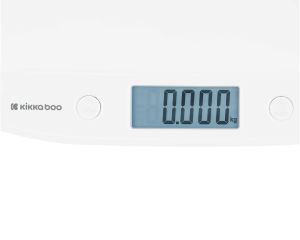 KIKKA BOO Цифрова везна за бебета Lyra White 31405010048
