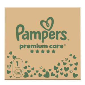 PAMPERS  Premium Care Размер 1,2-5 кг. пелени, MSB  156 бр.