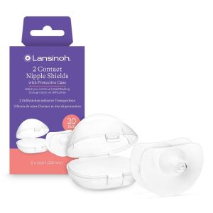 LANSINOH Силиконови предпазители за зърна - 20 mm