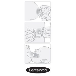LANSINOH Силиконови предпазители за зърна - 24 mm 