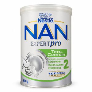 NESTLE NAN Expert Total Comfort 2 Специализирано мляко за кърмачета с леки храносм. проблеми 6+м 800 г