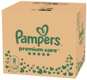 PAMPERS  Premium Care Размер 2, пелени, MSB,КАШОН  246 бр.