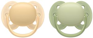 Philips  Avent Ultra Soft Залъгалки  6-18 месеца, пастелни момче със стерилизираща кутия, 2 бр.