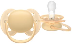Philips  Avent Ultra Soft Залъгалки  6-18 месеца, пастелни момче със стерилизираща кутия, 2 бр.