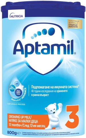 APTAMIL Pronutra-ADVANCE 3 Мляко за малки деца 12+ м. 800 г