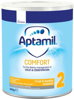  APTAMIL COMFORT 2 Мляко против колики и запек 6-12 мес. 400г