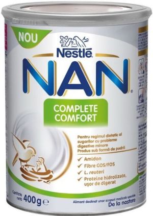 NESTLE  NAN COMPLETE COMFORT Диетично мляко 0+ мес. 400 г