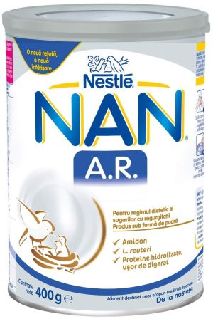 NESTLE  NAN А.R. Мляко против повръщане 0+ мес. 400г