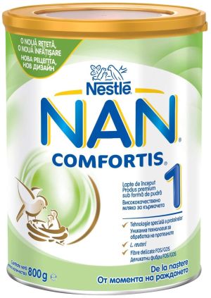 NESTLE NAN COMFORTIS 1 Мляко за кърмачета 0+ мес. 800 г