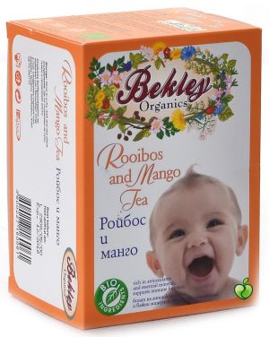 BEKLEY ORGANICS Бебешки чай с ройбос и манго 0+м. 18пак.