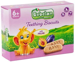 BEBELAN TEETHING BISCUITS Бисквити със Слива 6+ мес. 200 г