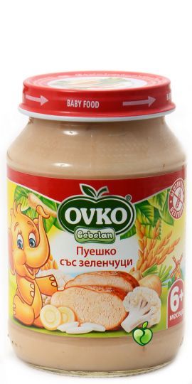 BEBELAN PUREE Пуешко месо със зеленчуци 6+ мес. 190 