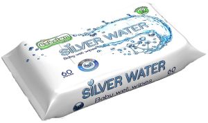 BEBELAN Влажни кърпи  със сребърна вода Silver Water 60бр.