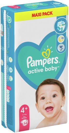 PAMPERS ACTIVE BABY 4 (7-14 кг)  Пелени 54 бр. (VPP)