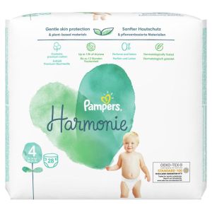 PAMPERS HARMONIE ПЕЛЕНИ 4 (9-15кг)Maxi 28 бр