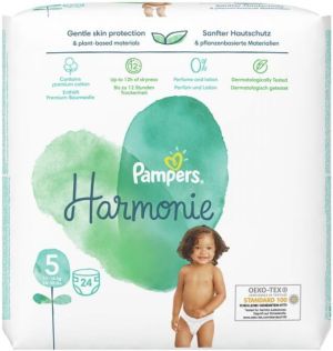 PAMPERS HARMONIE ПЕЛЕНИ 5 ( 12-17кг)Maxi 28 бр