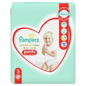 PAMPERS PREMIUM CARE  ГАЩИЧКИ  5 (12-17кг.)) 34 бр