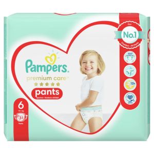 PAMPERS PREMIUM CARE ГАЩИЧКИ  6 (15+кг) 31 бр